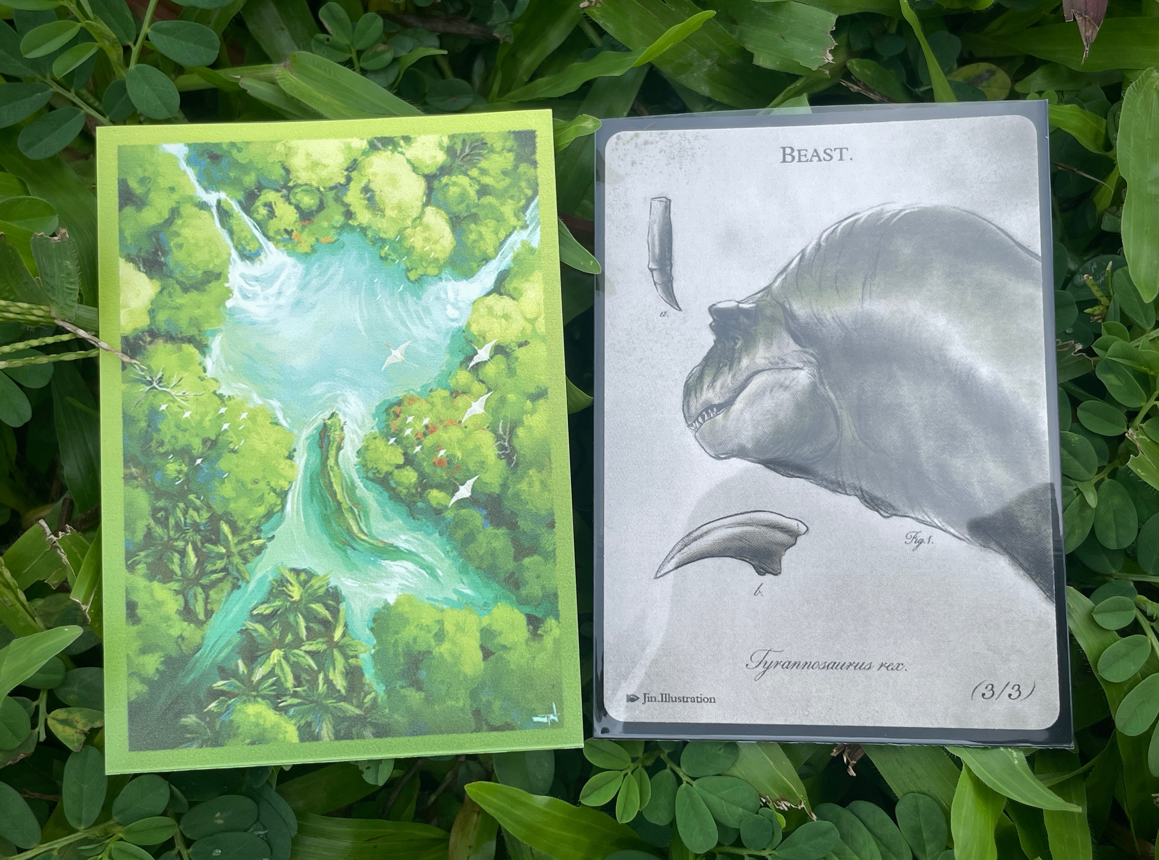 PaleoForest Card Sleeves