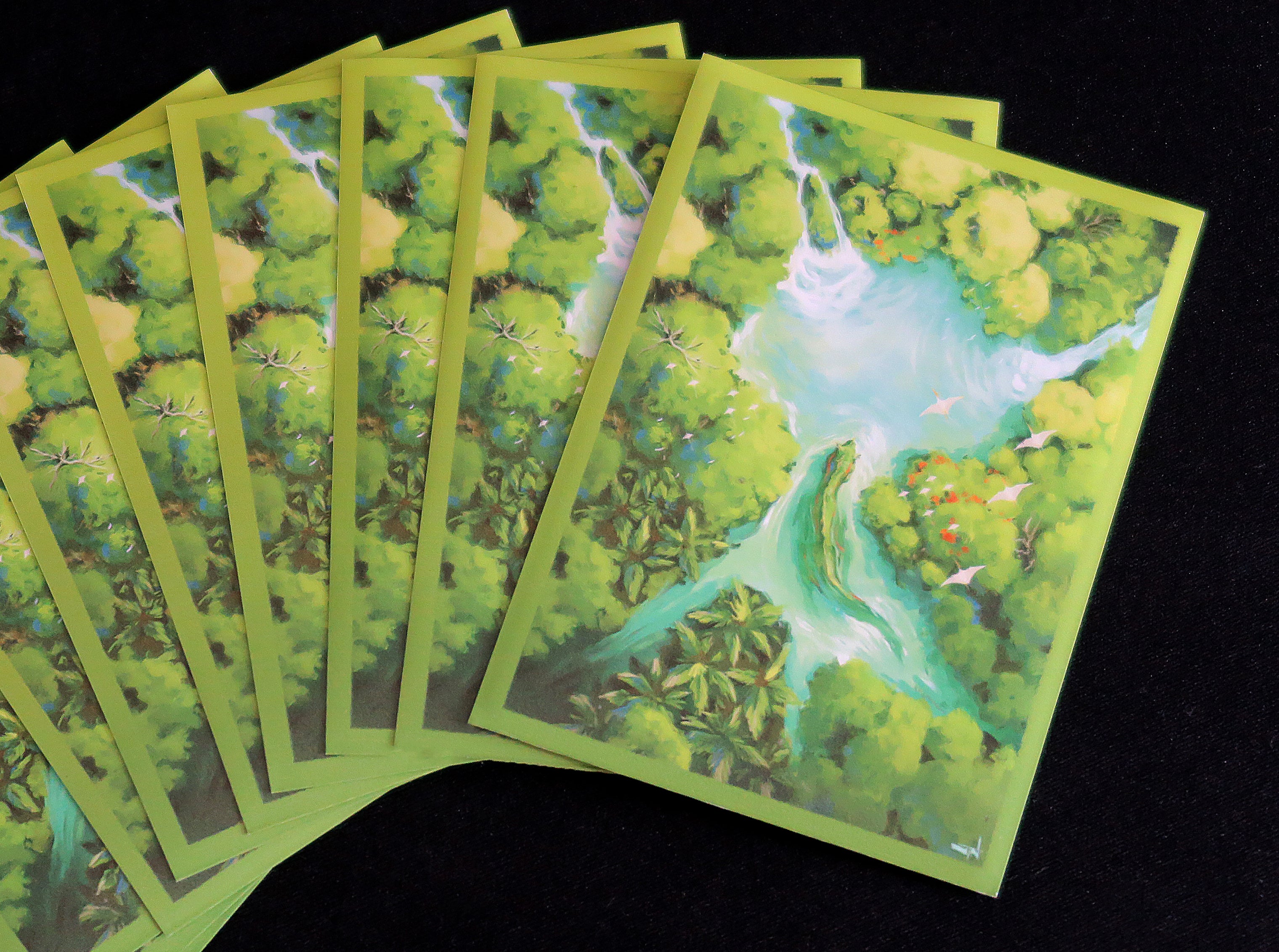PaleoForest Card Sleeves
